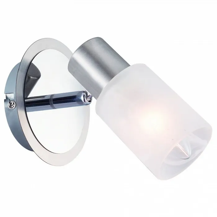 Спот Arte Lamp Cavalletta A4510AP-1SS Цвет арматуры серебро Цвет плафонов белый от ImperiumLoft