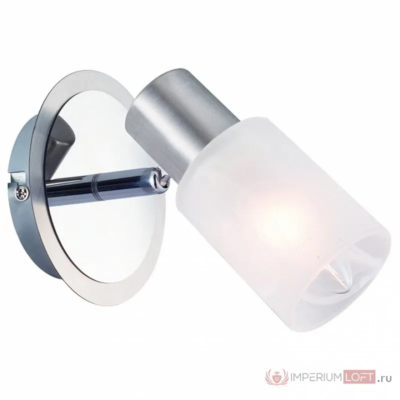 Спот Arte Lamp Cavalletta A4510AP-1SS Цвет арматуры серебро Цвет плафонов белый от ImperiumLoft