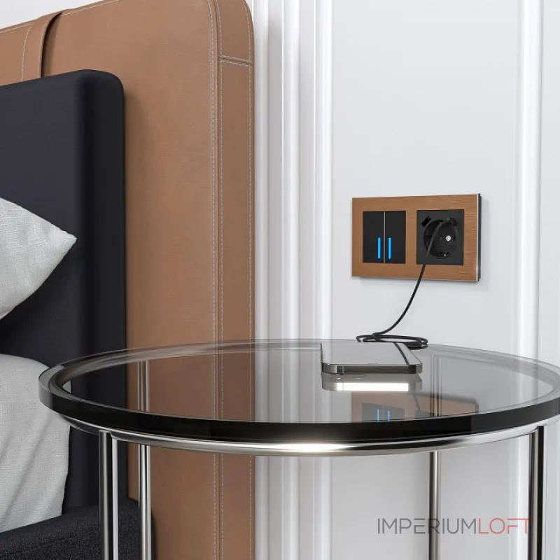 Розетка с заземлением, шторками и USB, без рамки Werkel черный W1171708 Розетка с заземлением, шторками и USB, без рамки Werkel черный W1171708