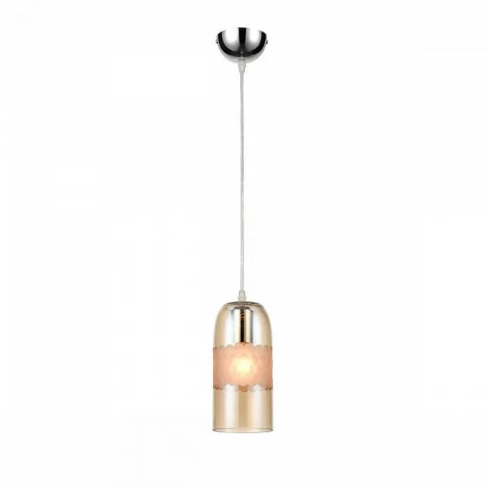 Подвесной светильник Vele Luce Lucky 654 VL5394P11 Цвет плафонов янтарный Цвет арматуры хром от ImperiumLoft