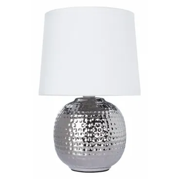 Настольная лампа декоративная Arte Lamp Merga A4001LT-1CC Цвет арматуры Серый Цвет плафонов Белый от ImperiumLoft