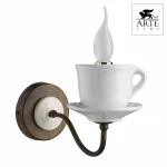 Светильник на штанге Arte Lamp Servizio A6483AP-1WH Цвет арматуры разноцветный Цвет плафонов зеленый