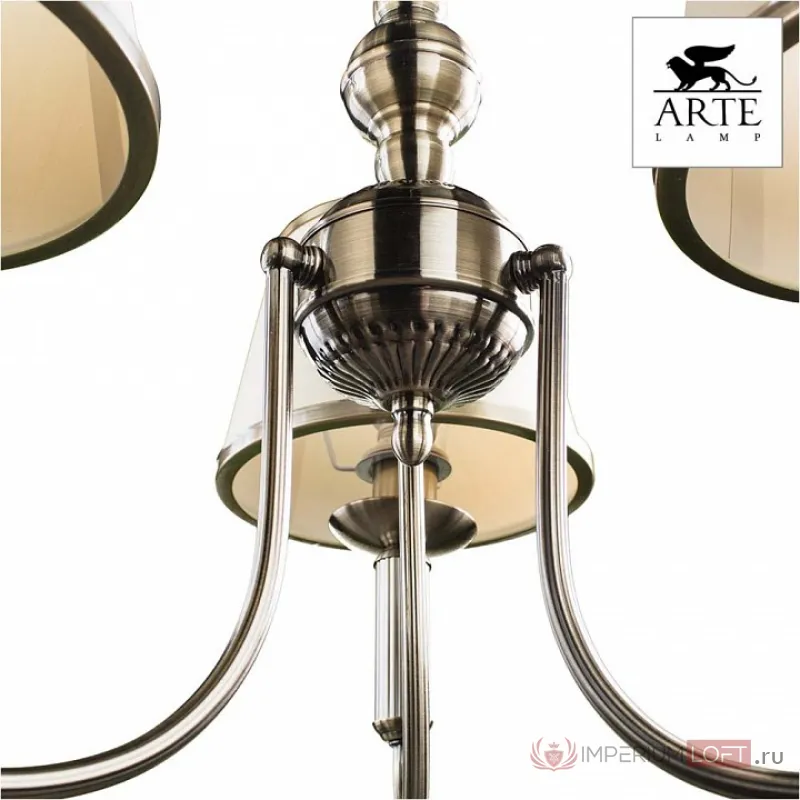 Подвесная люстра Arte Lamp Alice A3579LM-3AB Цвет арматуры бронза Цвет плафонов бронза от ImperiumLoft