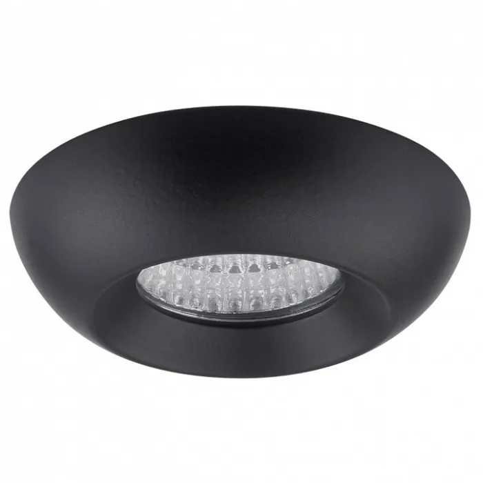 Встраиваемый светильник Lightstar Monde LED 071037 Цвет арматуры черный Цвет плафонов прозрачный от ImperiumLoft