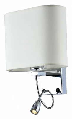 Бра с подсветкой Stilfort Nola 2065/91/02W Цвет плафонов кремовый Цвет арматуры хром