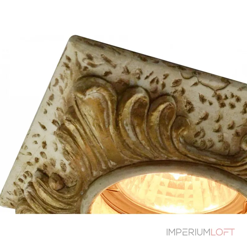 Встраиваемый светильник Arte Lamp Plaster A5262PL-1WC Цвет арматуры кремовый Цвет плафонов прозрачный