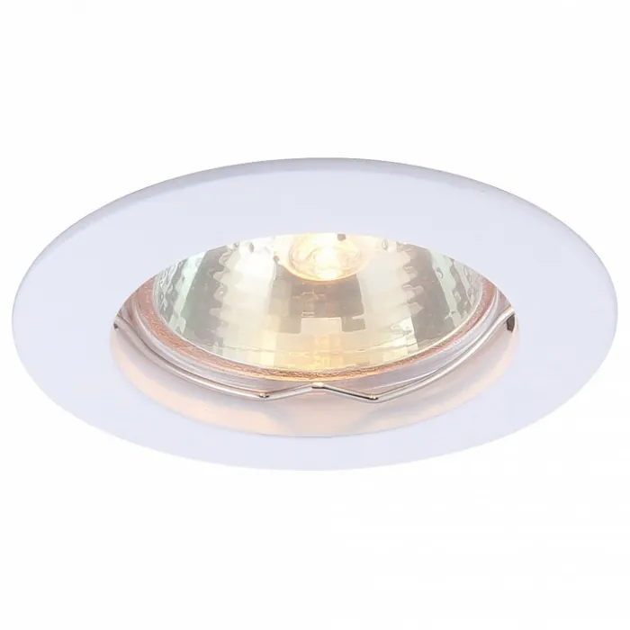Встраиваемый светильник Arte Lamp Basic A2103PL-1WH Цвет арматуры белый Цвет плафонов белый от ImperiumLoft