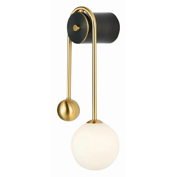 Бра ST-Luce Adige SL1202.201.01 Цвет арматуры желтый Цвет плафонов белый от ImperiumLoft