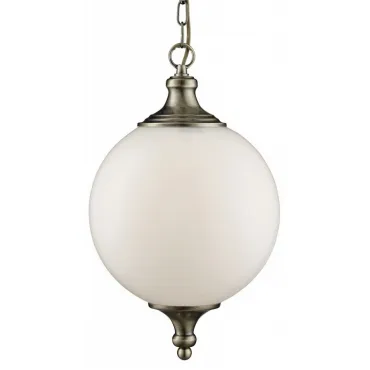 Подвесной светильник Arte Lamp Rimini A3051SP-1AB Цвет арматуры бронза Цвет плафонов белый