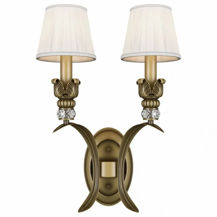 Бра Lightstar Antique 783621 Цвет арматуры бронза Цвет плафонов кремовый от ImperiumLoft