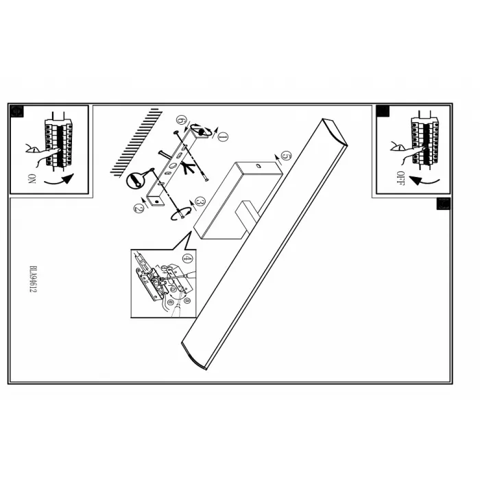Бра Eglo Tabiano 94614 Цвет арматуры хром от ImperiumLoft