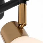 Спот Arte Lamp Falena A3117PL-4BK Цвет арматуры Черный Цвет плафонов Белый от ImperiumLoft Спот Arte Lamp Falena A3117PL-4BK Цвет арматуры Черный Цвет плафонов Белый от ImperiumLoft