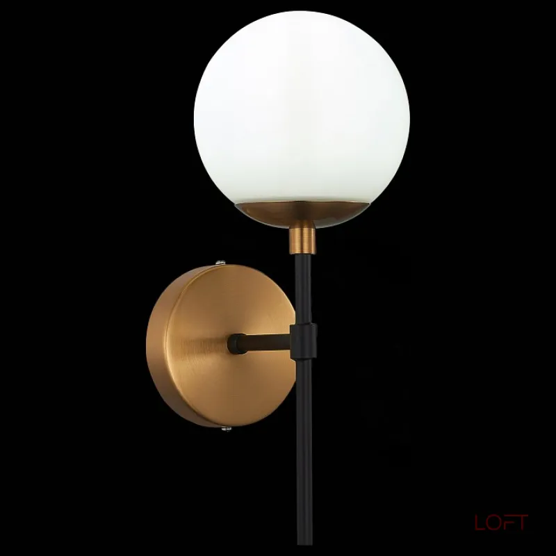 Бра ST-Luce Limano SL1203.401.01 Цвет плафонов белый Цвет арматуры бронза Бра ST-Luce Limano SL1203.401.01 Цвет плафонов белый Цвет арматуры бронза