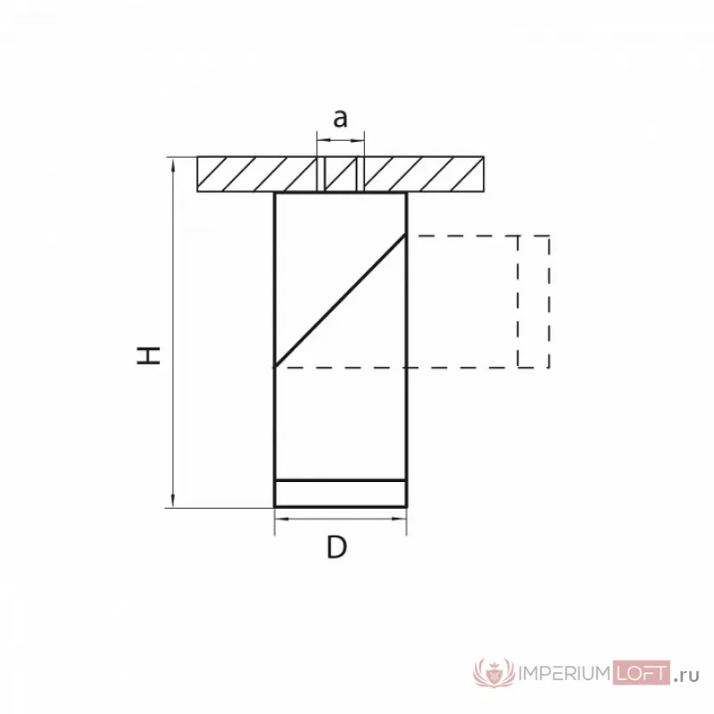 Накладной светильник Lightstar Illumo 051056 от ImperiumLoft