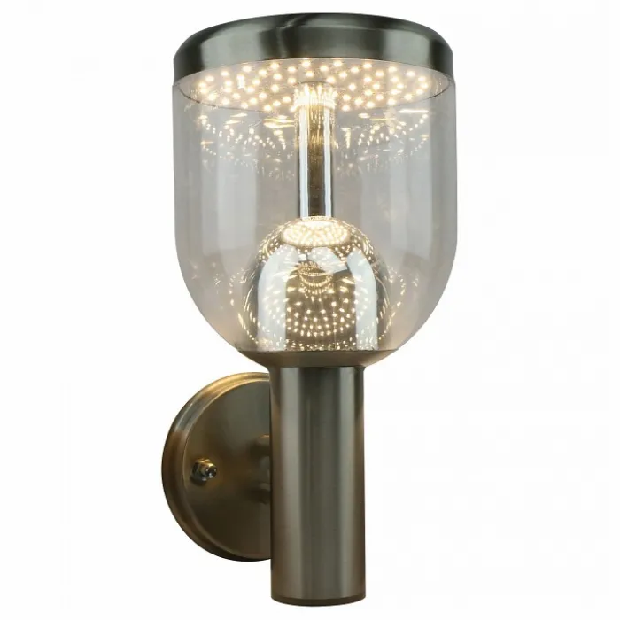 Светильник на штанге Arte Lamp A8163 A8163AL-1SS Цвет арматуры серебро Цвет плафонов прозрачный от ImperiumLoft