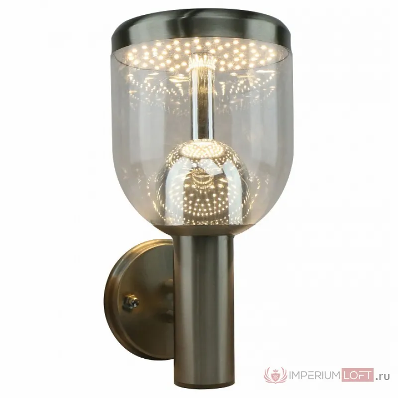 Светильник на штанге Arte Lamp A8163 A8163AL-1SS Цвет арматуры серебро Цвет плафонов прозрачный от ImperiumLoft