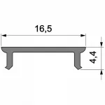 Профиль накладной  Deko-Light P-01-12 983026