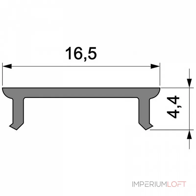 Профиль накладной  Deko-Light P-01-12 983026