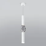 Подвесной светильник Eurosvet Lance 50191/1 LED белый/хром Цвет арматуры белый Цвет плафонов хром от ImperiumLoft
