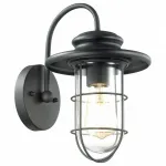 Светильник на штанге Odeon Light Helm 4171/1W Цвет арматуры черный Цвет плафонов прозрачный от ImperiumLoft