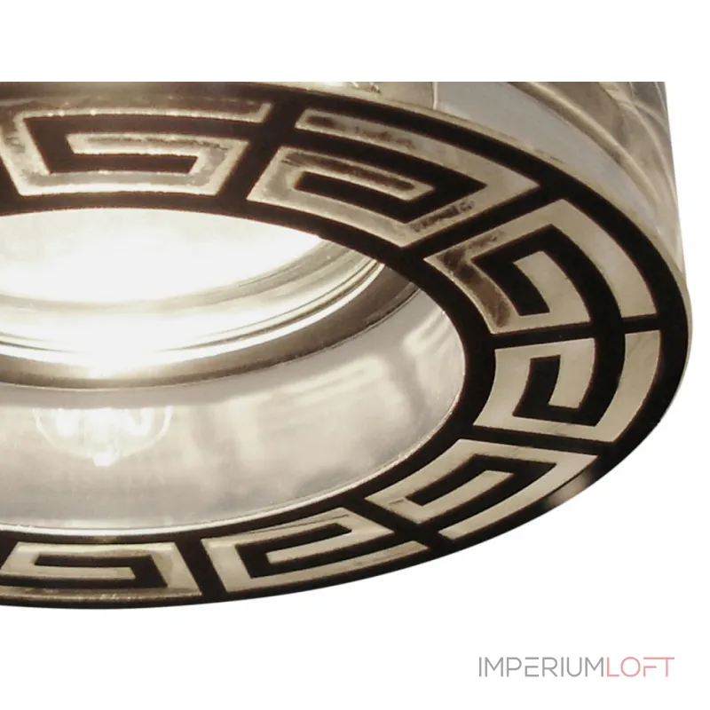 Встраиваемый светильник Arte Lamp Brilliants 1 A5204PL-1CC Цвет арматуры хром Цвет плафонов черный