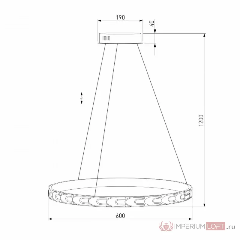 Подвесной светильник Eurosvet Chain 90164/1 сатин-никель 40W от ImperiumLoft