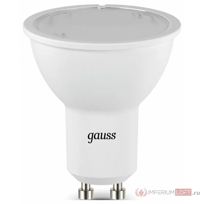 Лампа светодиодная Gauss 1015 GU10 5Вт 4100K 101506205-D от ImperiumLoft