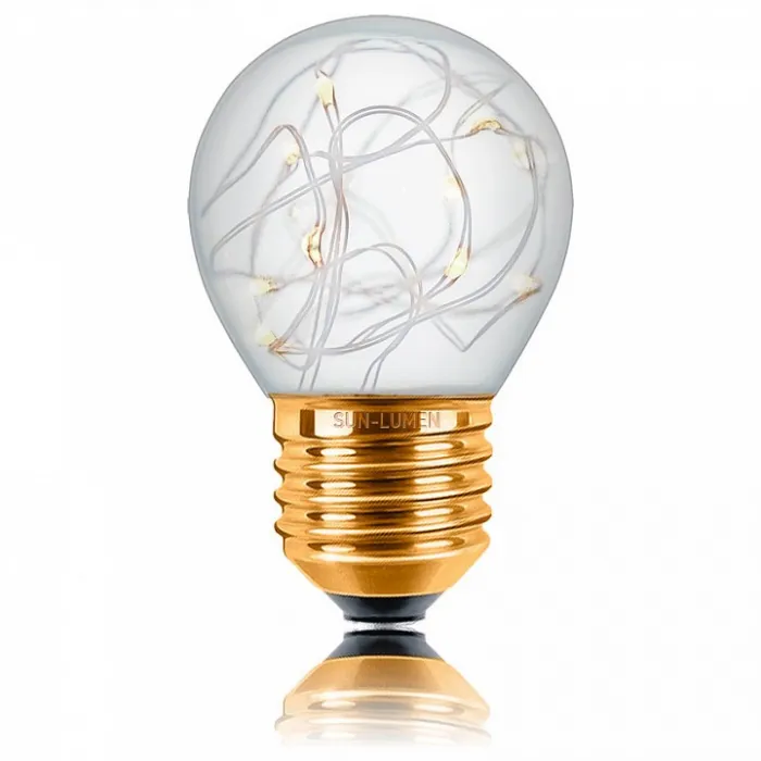 Лампа светодиодная Sun Lumen Starry E27 1Вт 2700K 57226 от ImperiumLoft