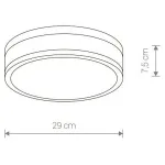 Потолочный светильник Nowodvorski Malakka LED 9501