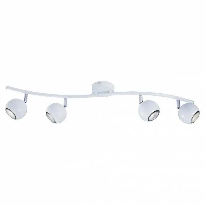 Спот Arte Lamp Piatto A6251PL-4WH Цвет арматуры белый Цвет плафонов белый от ImperiumLoft