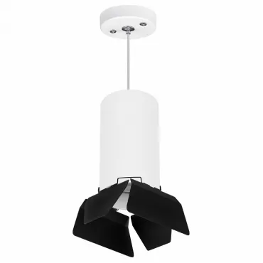 Подвесной светильник Lightstar Rullo 6 RP6486487 Цвет плафонов черно-белый от ImperiumLoft