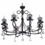 Подвесная люстра DeMarkt City Аида 16 323015608 Цвет плафонов коричневый от ImperiumLoft