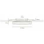 Встраиваемый светильник Donolux DL18836 DL18836/20W White R Dim
