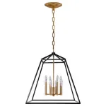 Подвесной светильник DeLight Collection BRCH9034 BRCH9034 цвет арматуры золото цвет плафонов черный от ImperiumLoft