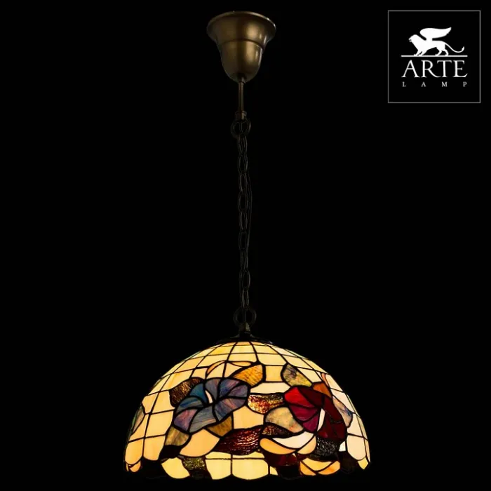 Подвесной светильник Arte Lamp Bouquet A3165SP-1BG Цвет арматуры медь Цвет плафонов разноцветный от ImperiumLoft