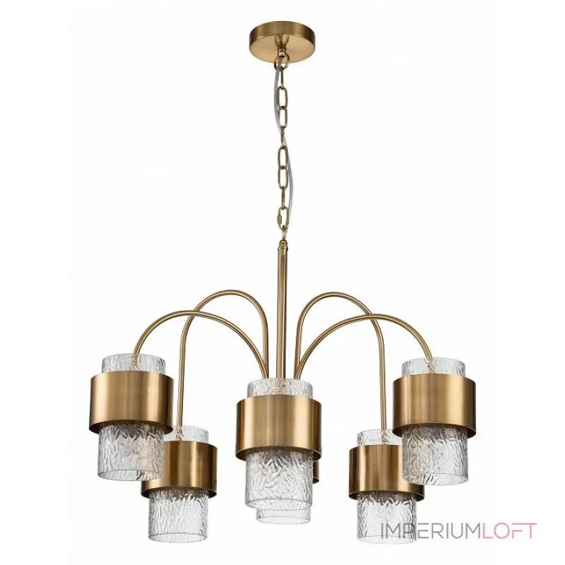 Подвесная люстра Indigo Eleganza 12019/A/6P Brass Подвесная люстра Indigo Eleganza 12019/A/6P Brass