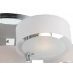 Потолочная люстра EVOLUCE Foresta SL483.502.07 Цвет арматуры хром Цвет плафонов белый от ImperiumLoft