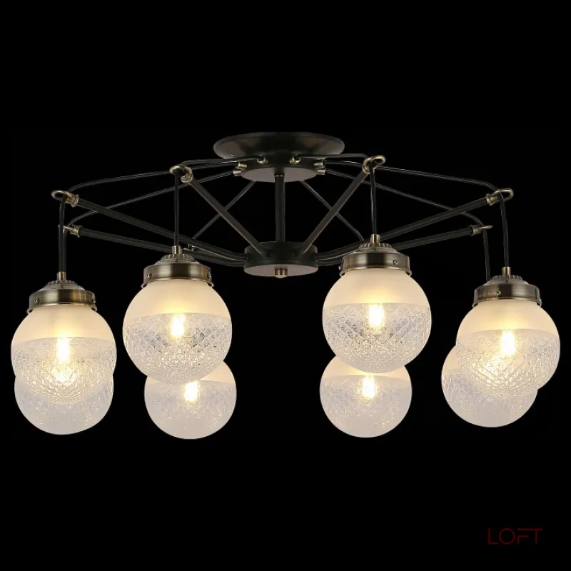 Потолочная люстра EVOLUCE Stricce SLE110302-08 Потолочная люстра EVOLUCE Stricce SLE110302-08