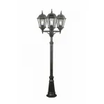 Фонарный столб Arte Lamp Genova A1207PA-3BN Цвет арматуры золото Цвет плафонов прозрачный от ImperiumLoft