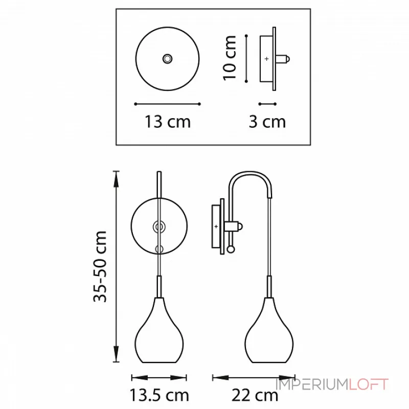 Бра Lightstar Pentola 803539 Цвет арматуры хром Цвет плафонов фиолетовый от ImperiumLoft Бра Lightstar Pentola 803539 Цвет арматуры хром Цвет плафонов фиолетовый от ImperiumLoft