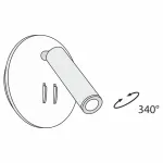 Бра Maytoni Ios 176 C176-WL-01-6W-B Цвет арматуры черный Цвет плафонов черный