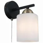 Бра Citilux Генри CL130415 Цвет арматуры черный Цвет плафонов белый
