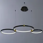 Подвесной светильник Divinare Amadeo 1123/04 SP-75 Цвет плафонов черный Цвет арматуры черный от ImperiumLoft