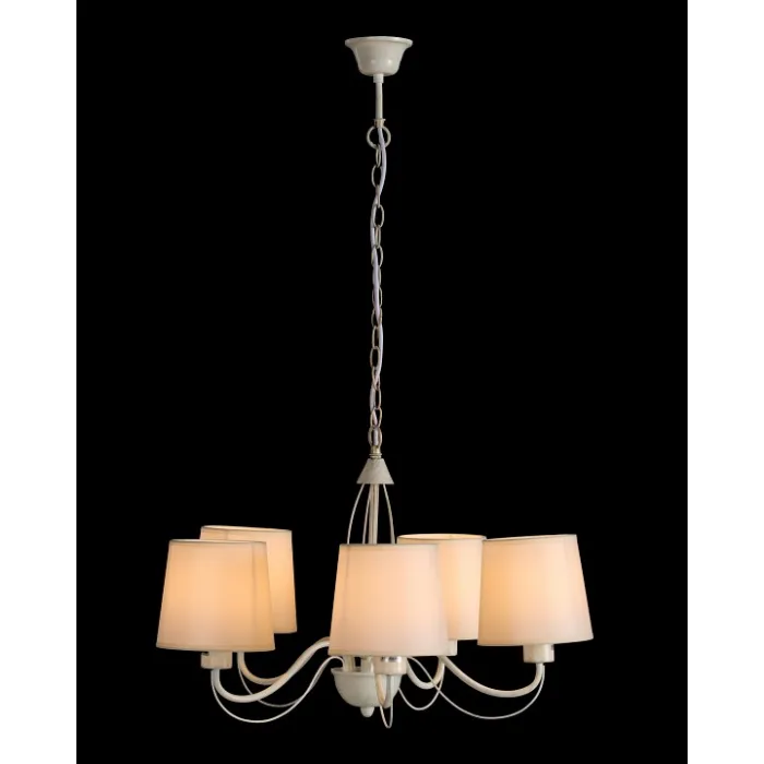 Подвесная люстра Arte Lamp Orlean A9310LM-5WG Цвет арматуры золото Цвет плафонов белый от ImperiumLoft