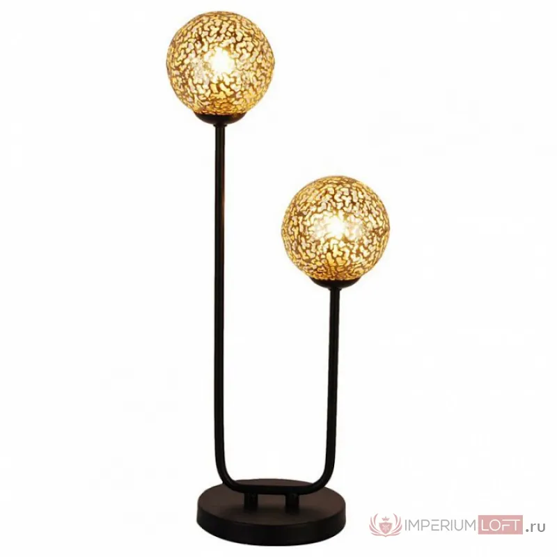 Настольная лампа декоративная Hiper Sun H970-1 Цвет арматуры золото Цвет плафонов золото от ImperiumLoft