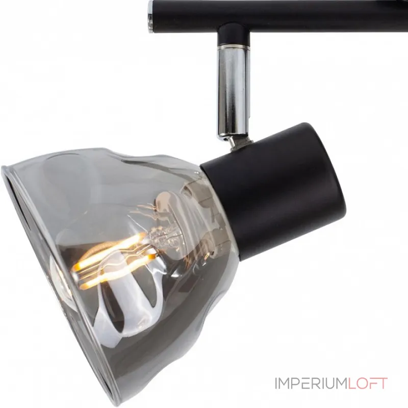 Спот TopLight Maralyn TL1234Y-02BL Цвет арматуры черный Цвет плафонов серый