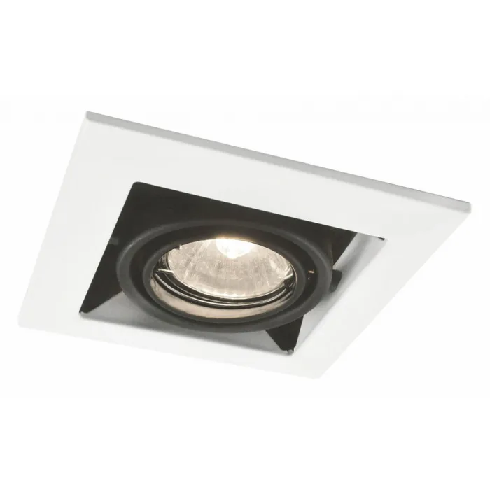 Встраиваемый светильник Arte Lamp Cardani Piccolo A5931PL-1WH Цвет арматуры Черно-белый от ImperiumLoft