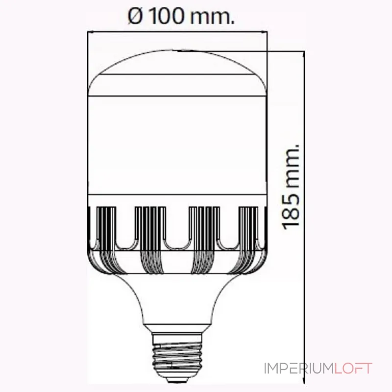 Лампа светодиодная Horoz Electric 001-016-0030 E27 30Вт 6400K HRZ00000005 Цвет арматуры белый