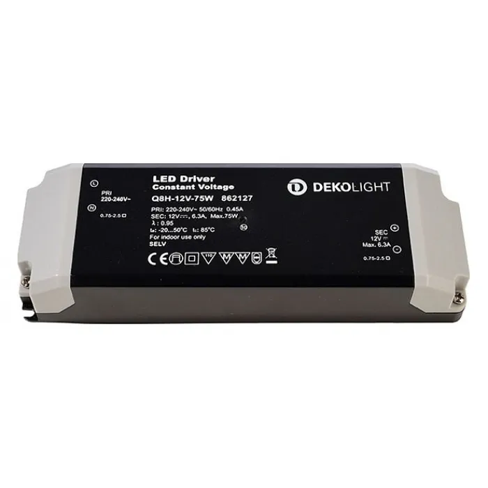 Блок питания Deko-Light Eingangsspannung 862127 Цвет арматуры черный от ImperiumLoft