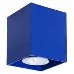 Накладной светильник TopDecor Tubo 8 SQ Tubo8 SQ P1 19 Цвет арматуры синий